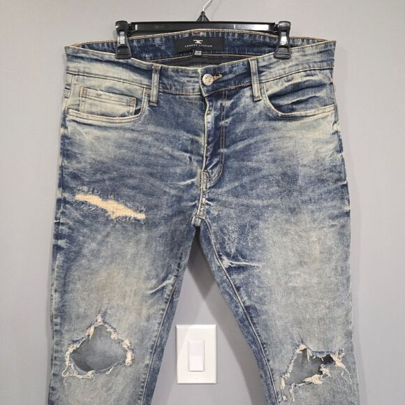 🐢 Jordan Craig - Ross - Asbury Denim Jeans Mens 36/32 - Picture 3 of 17